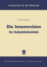 Image for Die Innenrevision Im Industriebetrieb