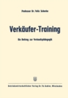 Image for Verkaufer-Training: Ein Beitrag zur Verkaufspadagogik