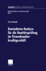 Image for Kontodaten-analyse Fur Die Bonitatsprufung Im Firmenkundenkreditgeschaft.