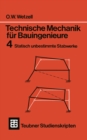 Image for Technische Mechanik fur Bauingenieure: Statisch unbestimmte Stabwerke