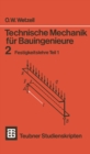 Image for Technische Mechanik Fur Bauingenieure: Band 2: Festigkeitslehre