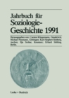 Image for Jahrbuch fur Soziologiegeschichte 1991