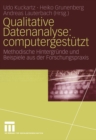 Image for Qualitative Datenanalyse: computergestutzt: Methodische Hintergrunde und Beispiele aus der Forschungspraxis