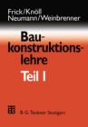 Image for Baukonstruktionslehre: Teil 1