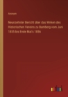 Image for Neunzehnter Bericht uber das Wirken des Historischen Vereins zu Bamberg vom Juni 1855 bis Ende Mai&#39;s 1856