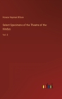 Image for Select Specimens of the Theatre of the Hindus : Vol. 2