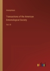 Image for Transactions of the American Entomological Society