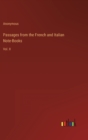 Image for Passages from the French and Italian Note-Books