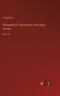 Image for Philosophical Transactions of the Royal Society : Vol. 161