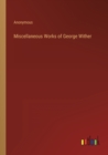 Image for Miscellaneous Works of George Wither