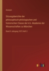 Image for Sitzungsberichte der philosophisch-philologischen und historischen Classe der k.b. Akademie der Wissenschaften zu Munchen : Band II Jahrgang 1872 Heft 3