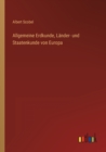 Image for Allgemeine Erdkunde, Lander- und Staatenkunde von Europa
