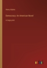 Image for Democracy : An American Novel: in large print