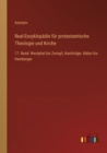 Image for Real-Enzyklopadie fur protestantische Theologie und Kirche : 17. Band: Westphal bis Zwingli, Nachtrage: Abbot bis Hamberger