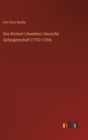 Image for Des Richard Loewenherz deutsche Gefangenschaft (1192-1194)