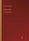 Image for Rechenschaft : in Grossdruckschrift