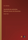 Image for Geschichte der poetischen National-Literatur der Deutschen
