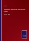 Image for Jahrbuch fur Romanische und Englische Literatur