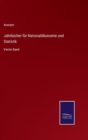 Image for Jahrbucher fur Nationaloekonomie und Statistik