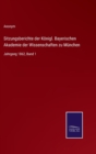 Image for Sitzungsberichte der Konigl. Bayerischen Akademie der Wissenschaften zu Munchen