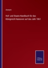 Image for Hof- und Staats-Handbuch fur das Koenigreich Hannover auf das Jahr 1861