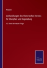 Image for Verhandlungen des Historischen Vereins fur Oberpfalz und Regensburg