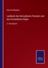 Image for Landbuch des Herzogthums Pommern und des Furstenthums Rugen