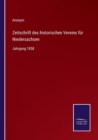 Image for Zeitschrift des historischen Vereins fur Niedersachsen : Jahrgang 1858