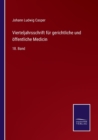 Image for Vierteljahrsschrift fur gerichtliche und oeffentliche Medicin