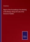 Image for Report of the Proceedings of the Meeting of the Bishop, Clergy and Laity of the Diocese of Quebec