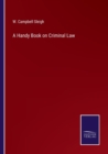 Image for A Handy Book on Criminal Law