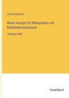 Image for Neuer Anzeiger fur Bibliographie und Bibliothekwissenschaft