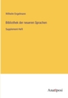 Image for Bibliothek der neueren Sprachen : Supplement-Heft