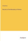 Image for Records of the Monastery of Kinloss