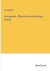 Image for Abridgments of Specifications Relating to Farriery