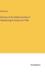 Image for Directory of the United Counties of Peterborough &amp; Victoria for 1858