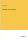 Image for American Guide to Europe