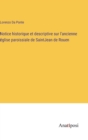 Image for Notice historique et descriptive sur l&#39;ancienne eglise paroissiale de SaintJean de Rouen