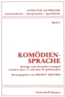 Image for Komoediensprache