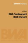 Image for BGB — Familienrecht, BGB — Erbrecht