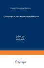 Image for Management and International Review : Cross-Cultural and Comparative International Human Resource Management