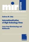 Image for Internationalization of High-Technology Firms