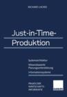 Image for Just-in-Time-Produktion