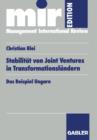 Image for Stabilitat von Joint Ventures in Transformationslandern : Das Beispiel Ungarn