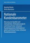 Image for Nationale Kundenbarometer : Messung von Qualitat und Zufriedenheit