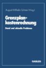 Image for Grenzplankostenrechnung