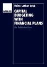 Image for Capital Budgeting with Financial Plans