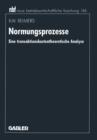Image for Normungsprozesse