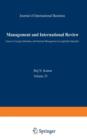 Image for Management and International Review