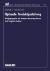 Image for Optimale Produktgestaltung : Erfolgsprognose mit Analytic Hierarchy Process und Conjoint-Analyse